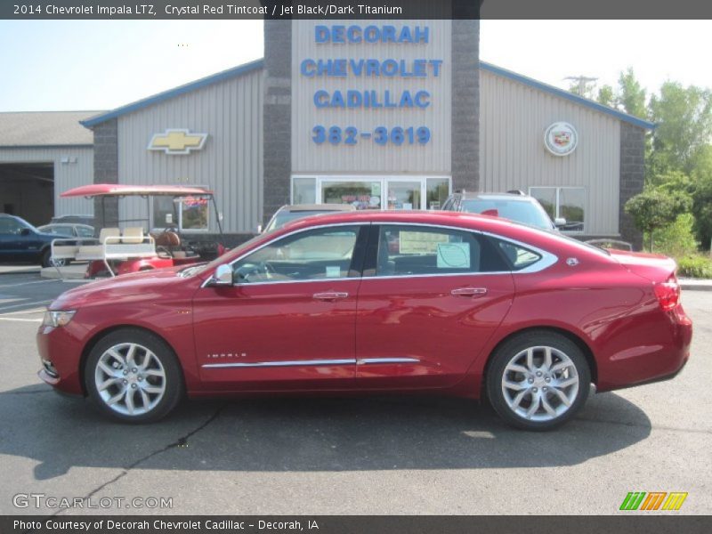 Crystal Red Tintcoat / Jet Black/Dark Titanium 2014 Chevrolet Impala LTZ