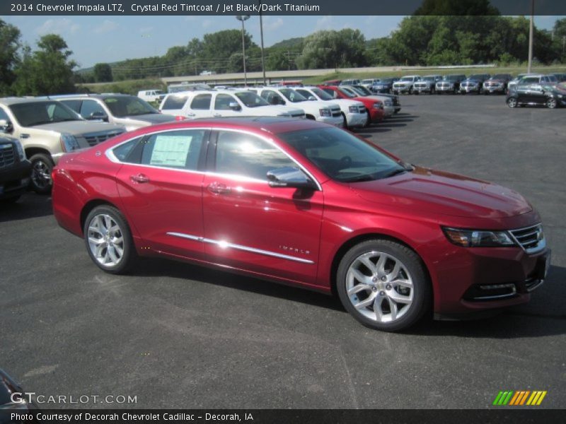Crystal Red Tintcoat / Jet Black/Dark Titanium 2014 Chevrolet Impala LTZ