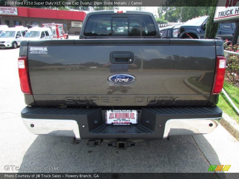 Dark Stone Metallic / Camel 2008 Ford F350 Super Duty XLT Crew Cab Dually