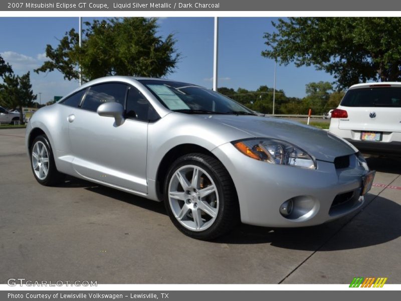 Liquid Silver Metallic / Dark Charcoal 2007 Mitsubishi Eclipse GT Coupe