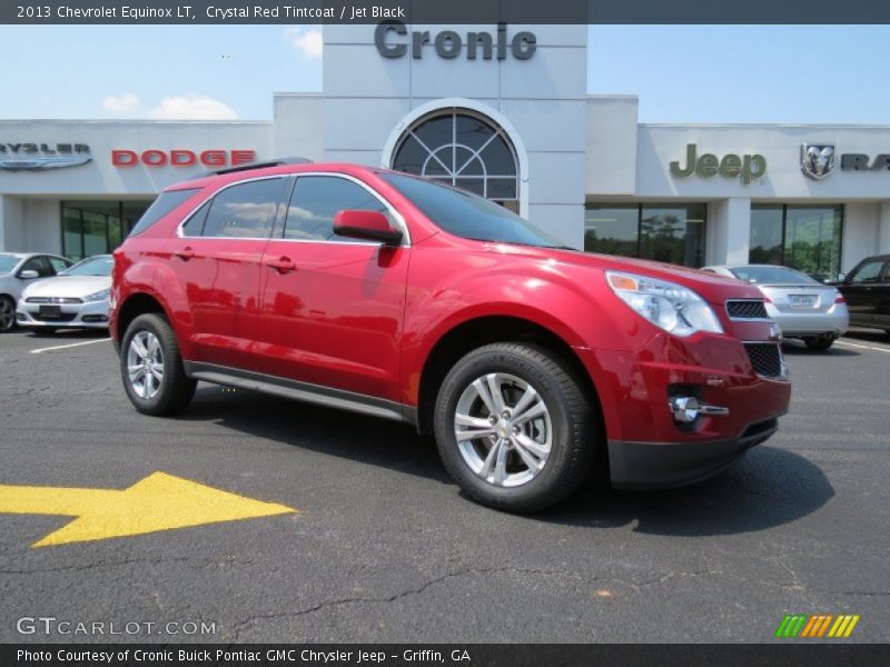 Crystal Red Tintcoat / Jet Black 2013 Chevrolet Equinox LT