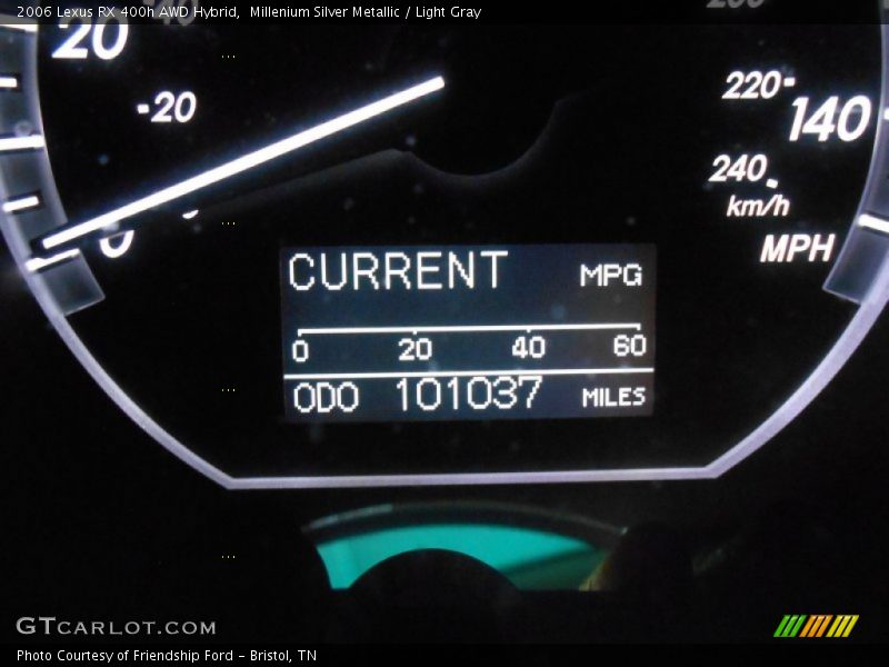 Millenium Silver Metallic / Light Gray 2006 Lexus RX 400h AWD Hybrid