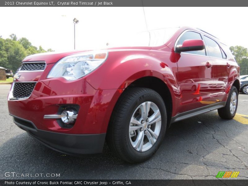 Crystal Red Tintcoat / Jet Black 2013 Chevrolet Equinox LT