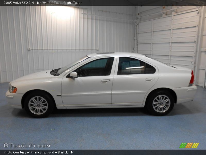 Ice White / Taupe/Light Taupe 2005 Volvo S60 2.4