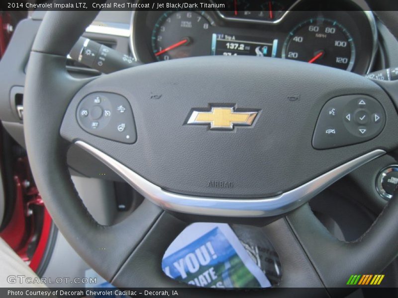 Crystal Red Tintcoat / Jet Black/Dark Titanium 2014 Chevrolet Impala LTZ