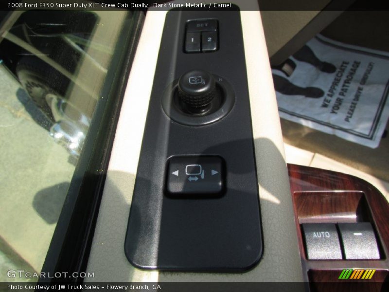 Dark Stone Metallic / Camel 2008 Ford F350 Super Duty XLT Crew Cab Dually