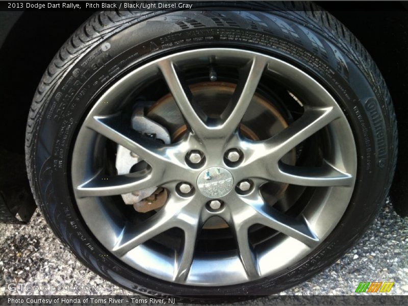 Pitch Black / Black/Light Diesel Gray 2013 Dodge Dart Rallye