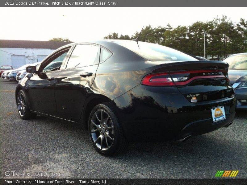Pitch Black / Black/Light Diesel Gray 2013 Dodge Dart Rallye