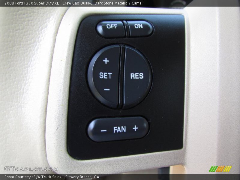 Dark Stone Metallic / Camel 2008 Ford F350 Super Duty XLT Crew Cab Dually