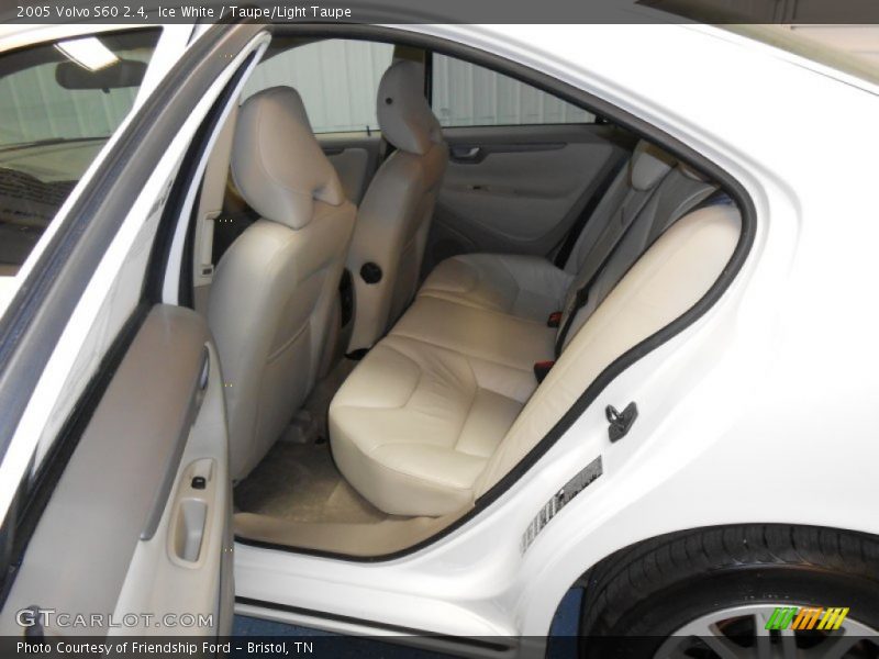 Ice White / Taupe/Light Taupe 2005 Volvo S60 2.4