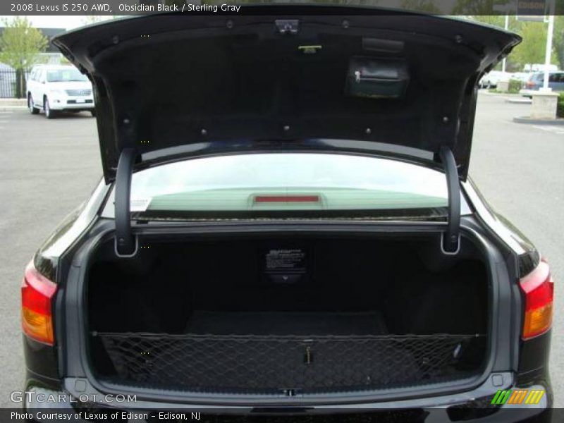 Obsidian Black / Sterling Gray 2008 Lexus IS 250 AWD