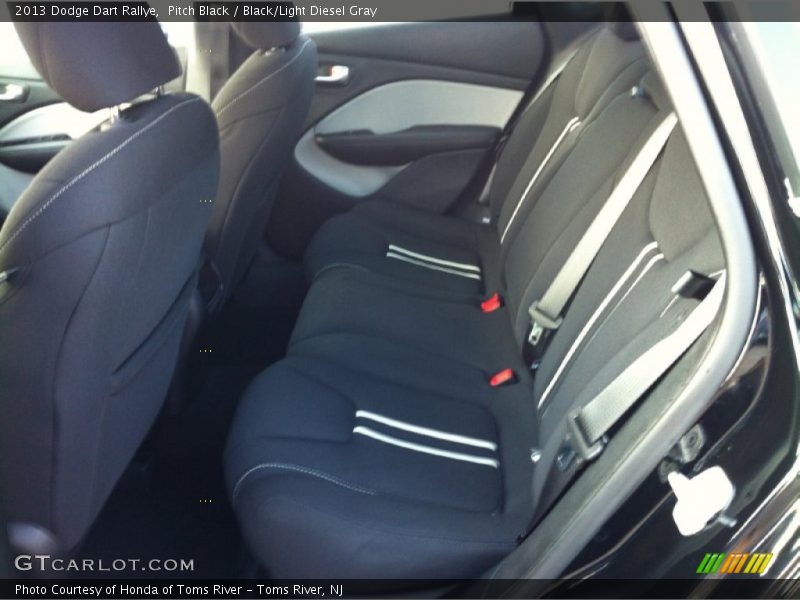 Pitch Black / Black/Light Diesel Gray 2013 Dodge Dart Rallye