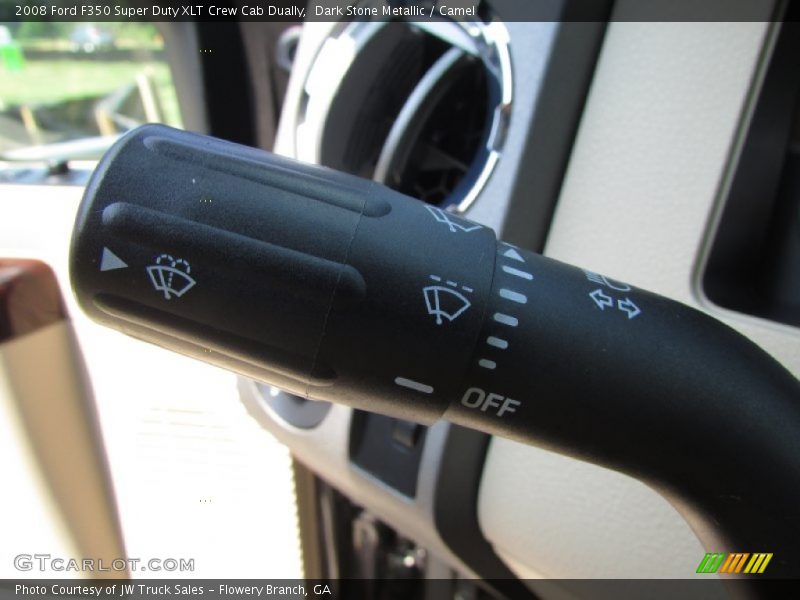 Dark Stone Metallic / Camel 2008 Ford F350 Super Duty XLT Crew Cab Dually