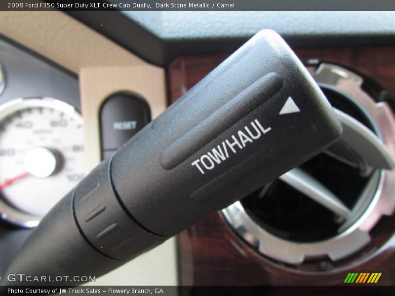 Dark Stone Metallic / Camel 2008 Ford F350 Super Duty XLT Crew Cab Dually