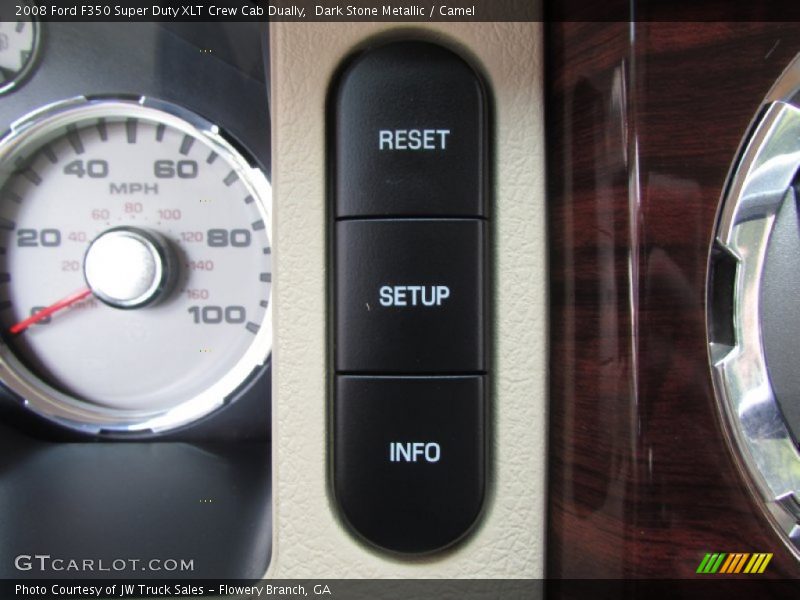 Dark Stone Metallic / Camel 2008 Ford F350 Super Duty XLT Crew Cab Dually