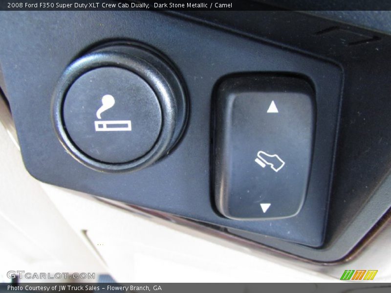 Dark Stone Metallic / Camel 2008 Ford F350 Super Duty XLT Crew Cab Dually