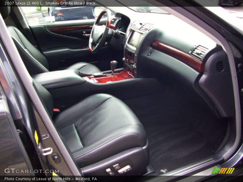 Smokey Granite Mica / Black 2007 Lexus LS 460 L