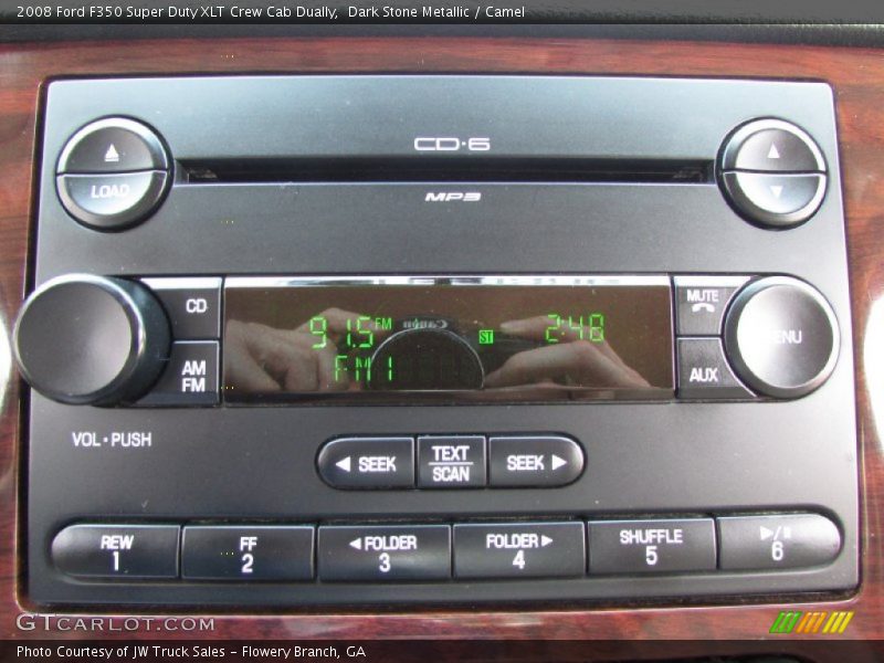 Dark Stone Metallic / Camel 2008 Ford F350 Super Duty XLT Crew Cab Dually