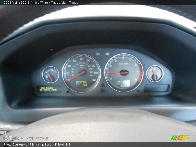 Ice White / Taupe/Light Taupe 2005 Volvo S60 2.4