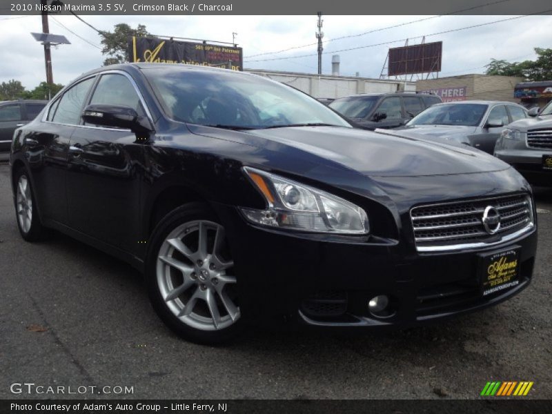 Crimson Black / Charcoal 2010 Nissan Maxima 3.5 SV