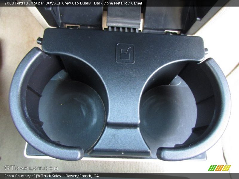 Dark Stone Metallic / Camel 2008 Ford F350 Super Duty XLT Crew Cab Dually