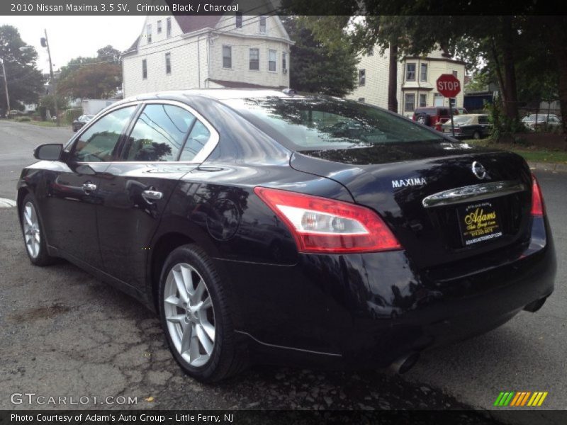 Crimson Black / Charcoal 2010 Nissan Maxima 3.5 SV