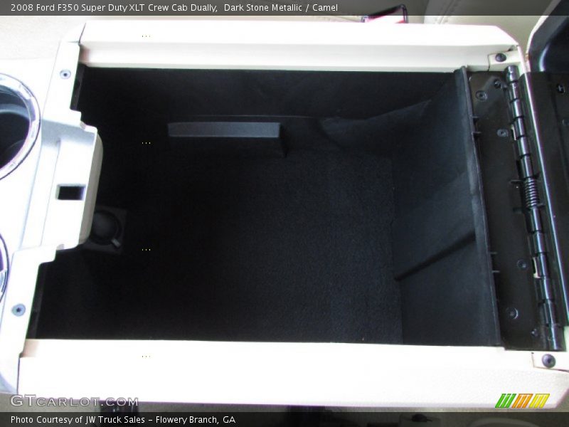 Dark Stone Metallic / Camel 2008 Ford F350 Super Duty XLT Crew Cab Dually