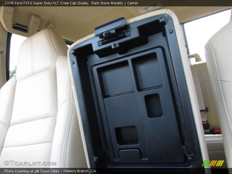 Dark Stone Metallic / Camel 2008 Ford F350 Super Duty XLT Crew Cab Dually