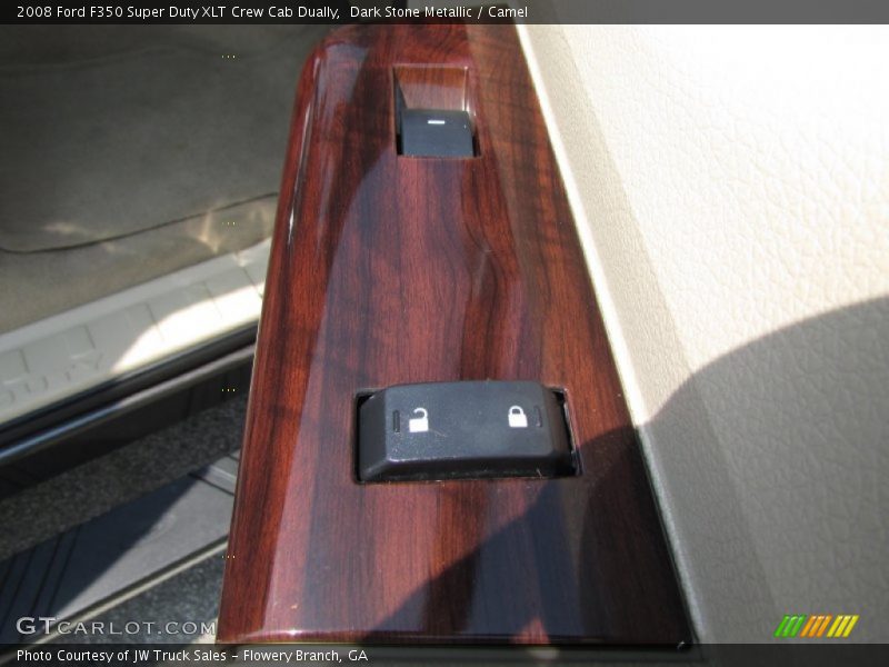 Dark Stone Metallic / Camel 2008 Ford F350 Super Duty XLT Crew Cab Dually