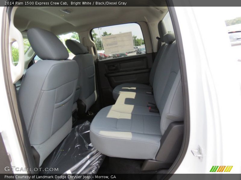 Bright White / Black/Diesel Gray 2014 Ram 1500 Express Crew Cab