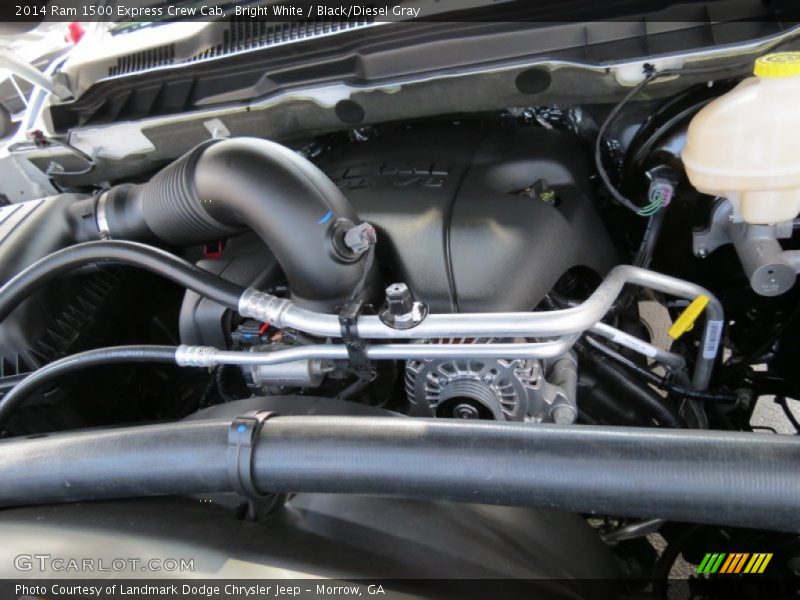 Bright White / Black/Diesel Gray 2014 Ram 1500 Express Crew Cab
