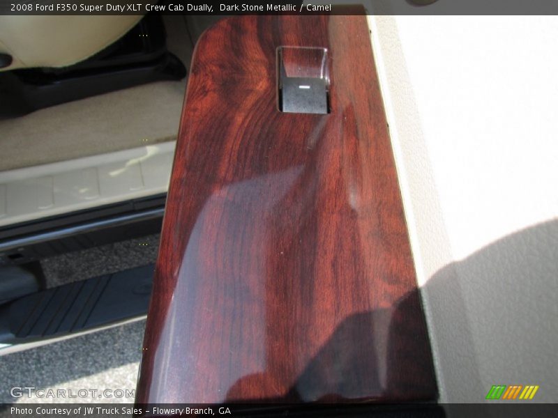 Dark Stone Metallic / Camel 2008 Ford F350 Super Duty XLT Crew Cab Dually