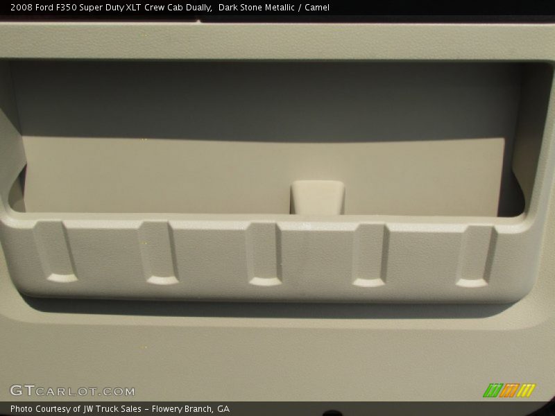 Dark Stone Metallic / Camel 2008 Ford F350 Super Duty XLT Crew Cab Dually