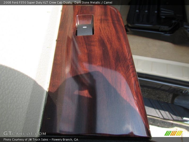 Dark Stone Metallic / Camel 2008 Ford F350 Super Duty XLT Crew Cab Dually