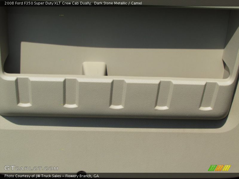 Dark Stone Metallic / Camel 2008 Ford F350 Super Duty XLT Crew Cab Dually