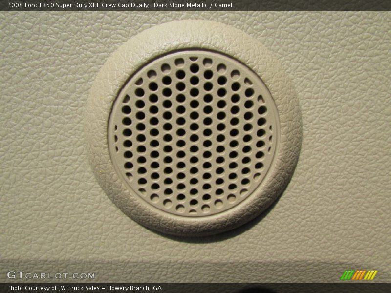 Dark Stone Metallic / Camel 2008 Ford F350 Super Duty XLT Crew Cab Dually