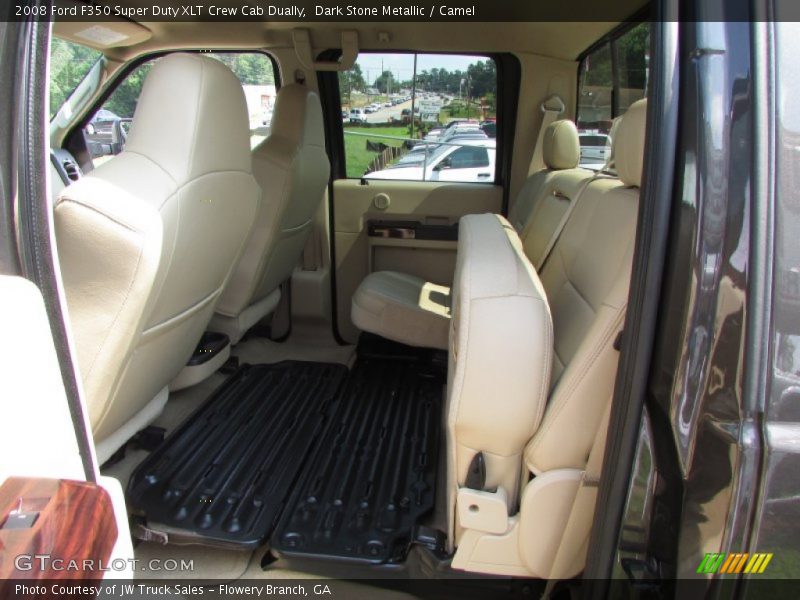 Dark Stone Metallic / Camel 2008 Ford F350 Super Duty XLT Crew Cab Dually