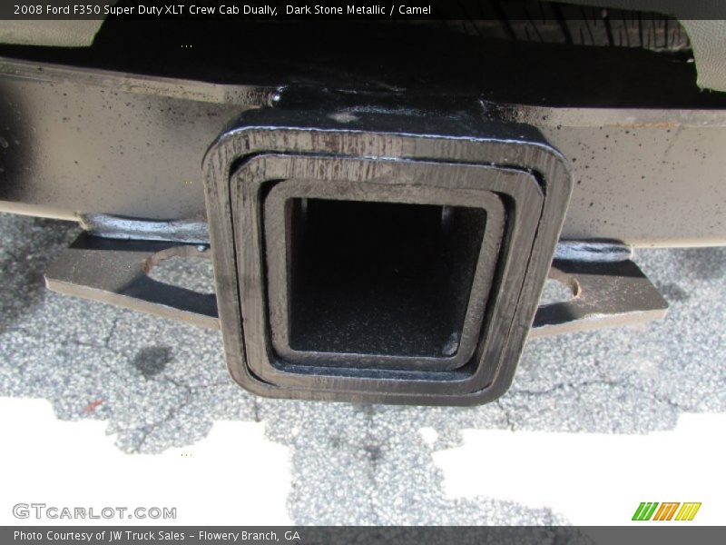 Dark Stone Metallic / Camel 2008 Ford F350 Super Duty XLT Crew Cab Dually