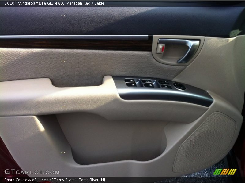 Venetian Red / Beige 2010 Hyundai Santa Fe GLS 4WD
