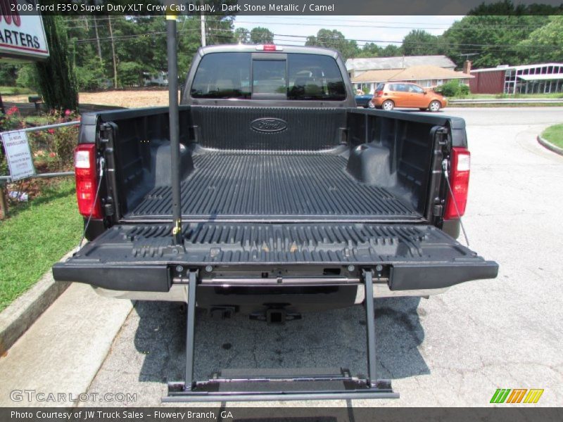 Dark Stone Metallic / Camel 2008 Ford F350 Super Duty XLT Crew Cab Dually