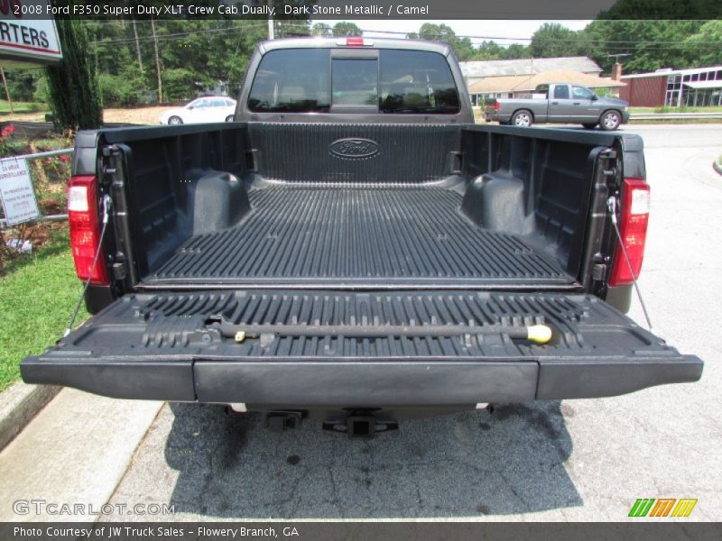 Dark Stone Metallic / Camel 2008 Ford F350 Super Duty XLT Crew Cab Dually