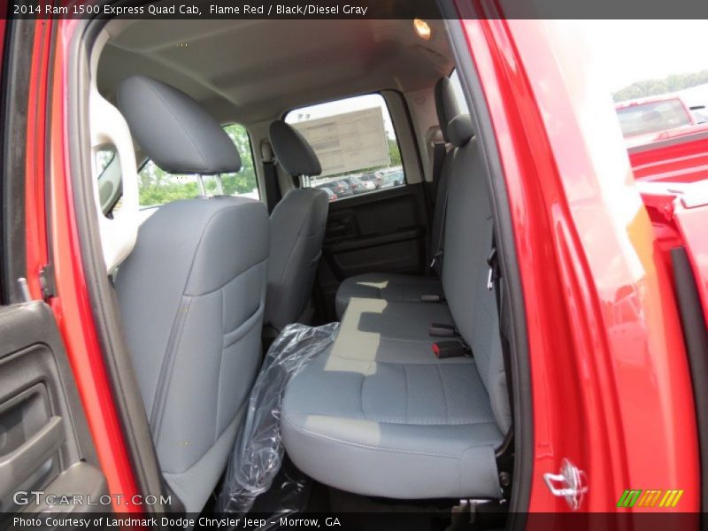 Flame Red / Black/Diesel Gray 2014 Ram 1500 Express Quad Cab