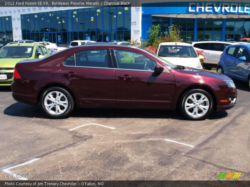 Bordeaux Reserve Metallic / Charcoal Black 2012 Ford Fusion SE V6