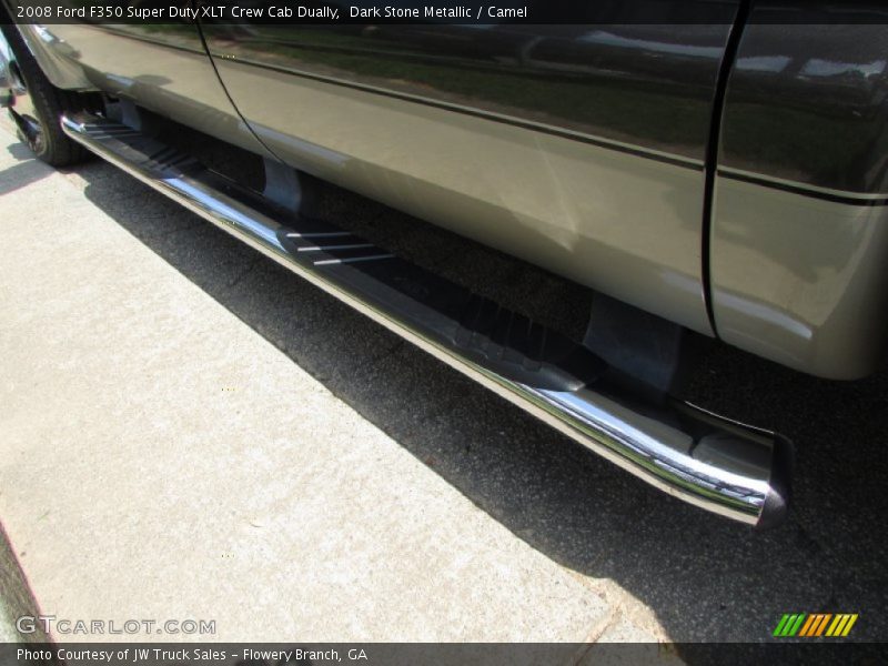 Dark Stone Metallic / Camel 2008 Ford F350 Super Duty XLT Crew Cab Dually