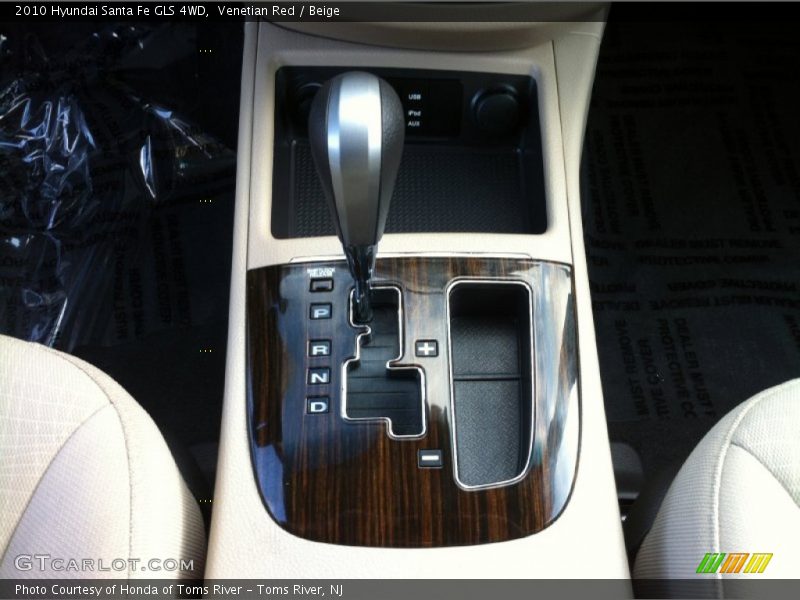 Venetian Red / Beige 2010 Hyundai Santa Fe GLS 4WD