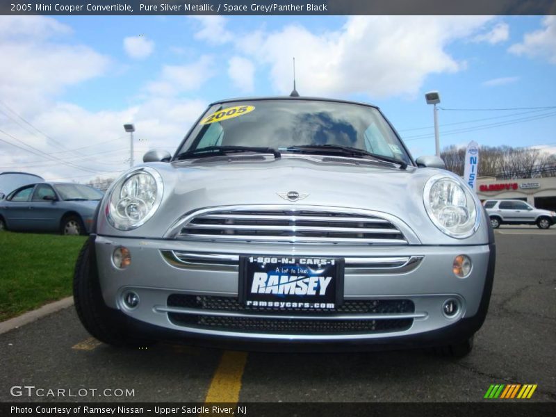 Pure Silver Metallic / Space Grey/Panther Black 2005 Mini Cooper Convertible