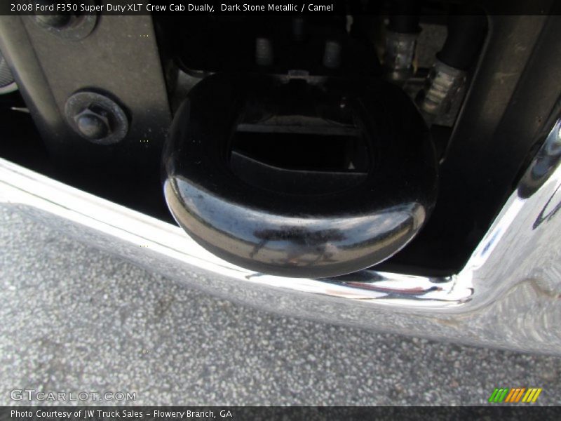 Dark Stone Metallic / Camel 2008 Ford F350 Super Duty XLT Crew Cab Dually