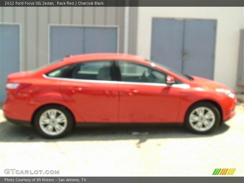 Race Red / Charcoal Black 2012 Ford Focus SEL Sedan