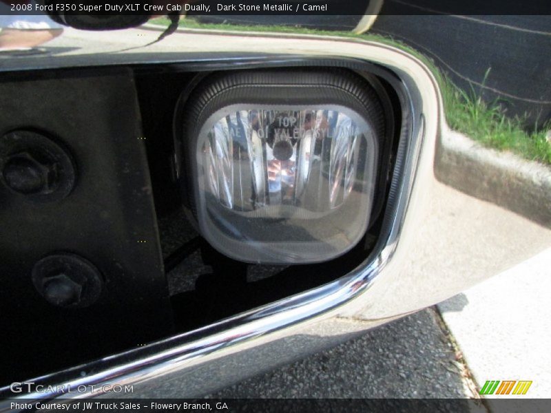 Dark Stone Metallic / Camel 2008 Ford F350 Super Duty XLT Crew Cab Dually