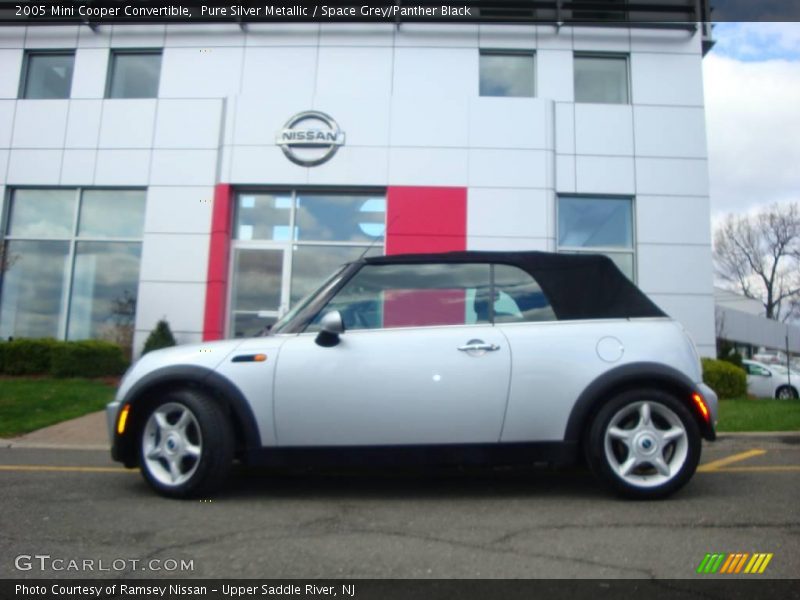 Pure Silver Metallic / Space Grey/Panther Black 2005 Mini Cooper Convertible
